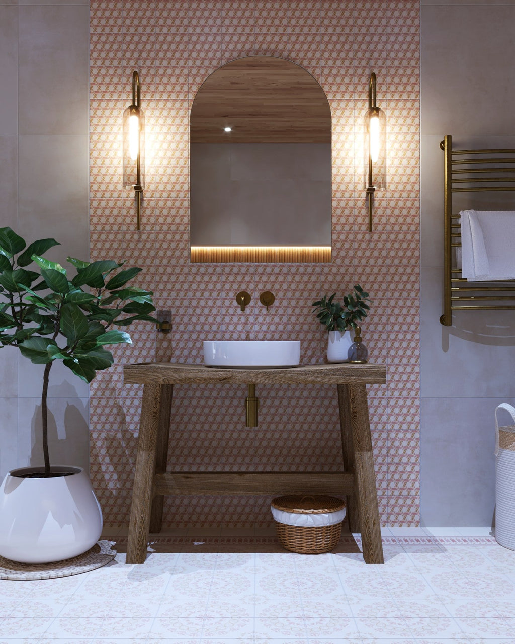 Ca’ Pietra Aventuras Malla Terracotta Porcelain — official gallery image 4