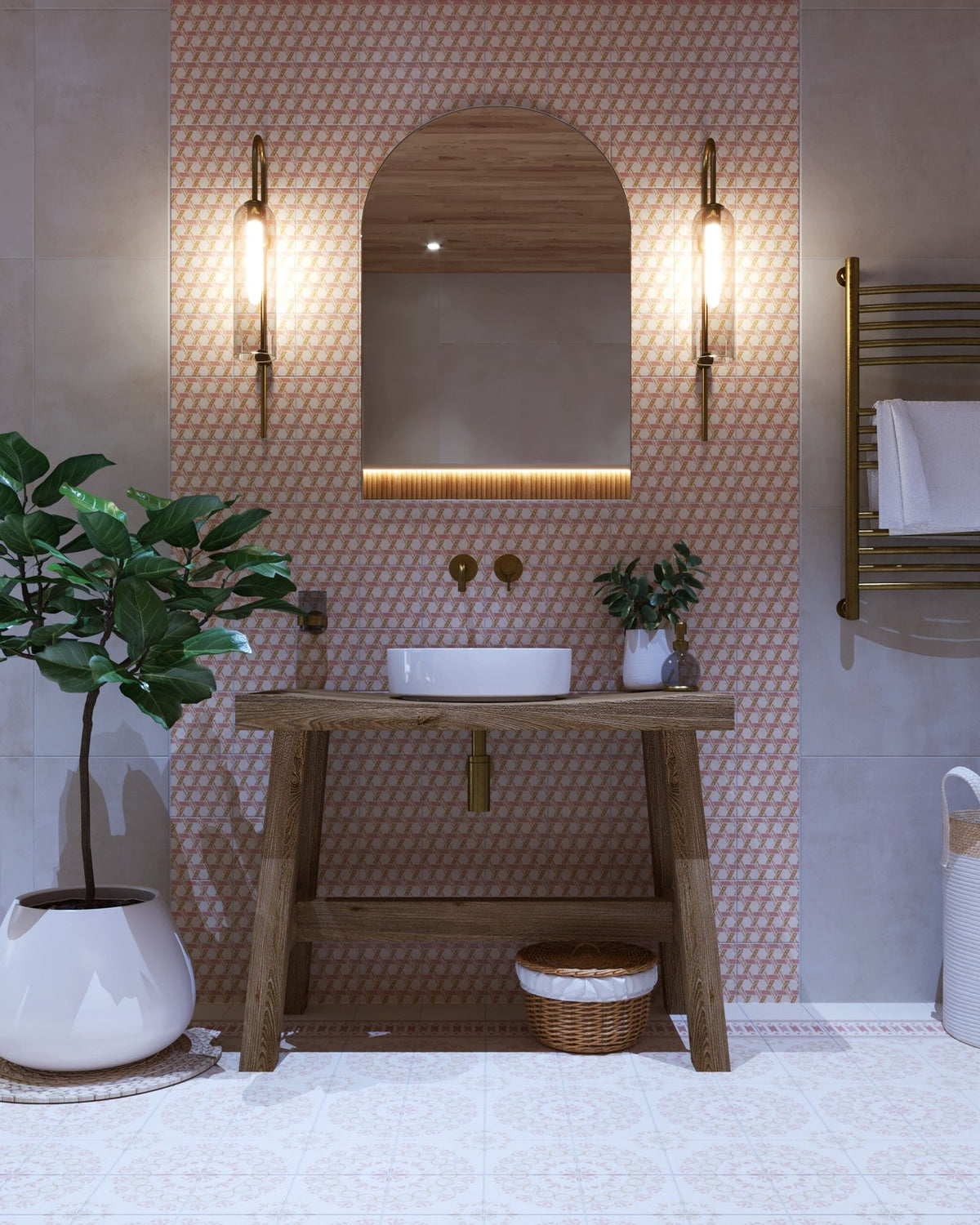Ca’ Pietra Aventuras Malla Terracotta Porcelain — official gallery image 4