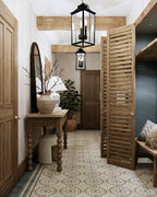 Ca’ Pietra Aventuras Ziggy Border Blue Porcelain — official gallery image 4