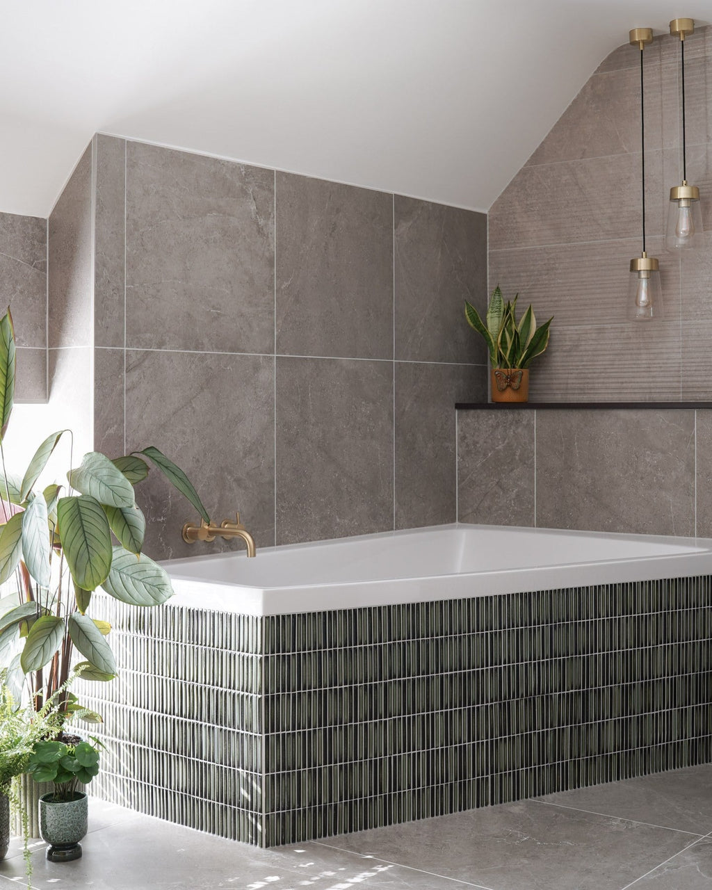 Ca’ Pietra Bamboo Lustre Porcelain Mosaic Forest — official gallery image 5