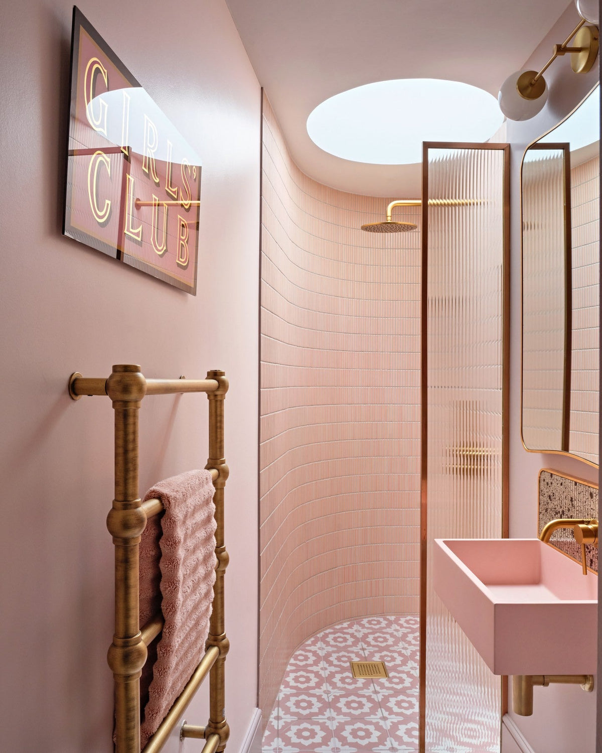 Ca’ Pietra Bamboo Porcelain Mosaic Blush — official gallery image 1