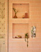 Ca’ Pietra Bamboo Porcelain Mosaic Blush — official gallery image 3