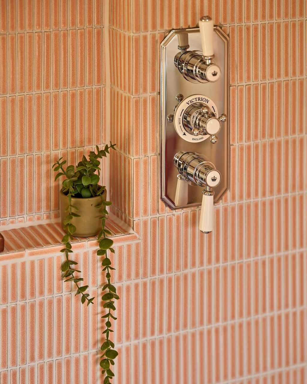 Ca’ Pietra Bamboo Porcelain Mosaic Blush — official gallery image 4