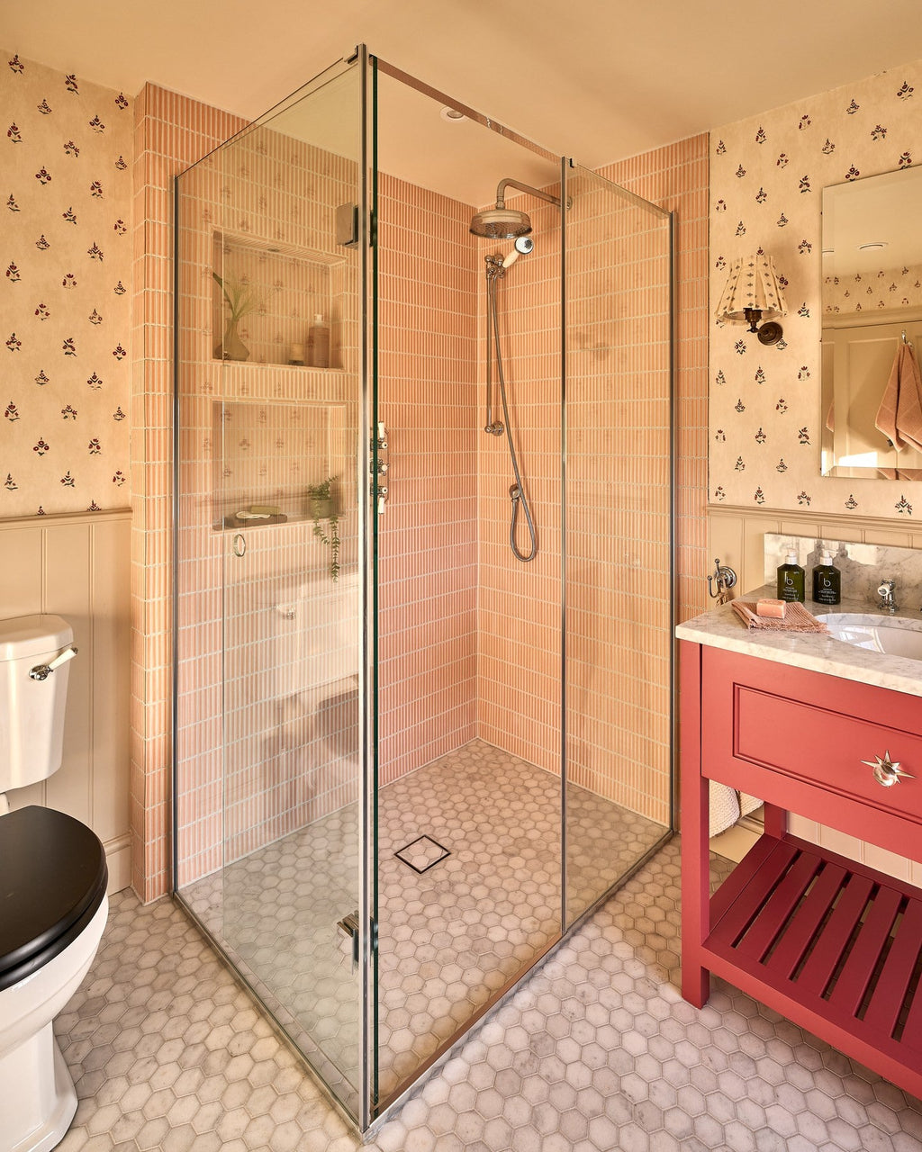 Ca’ Pietra Bamboo Porcelain Mosaic Blush — official gallery image 6