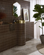 Ca’ Pietra Bamboo Porcelain Mosaic Caramel — official gallery image 1