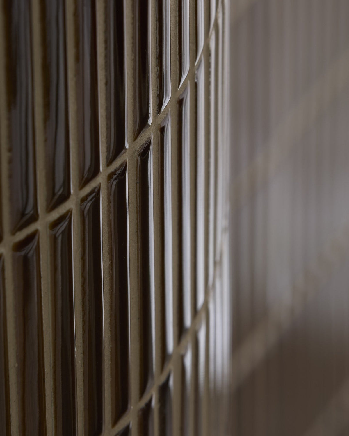 Ca’ Pietra Bamboo Porcelain Mosaic Caramel — official gallery image 6