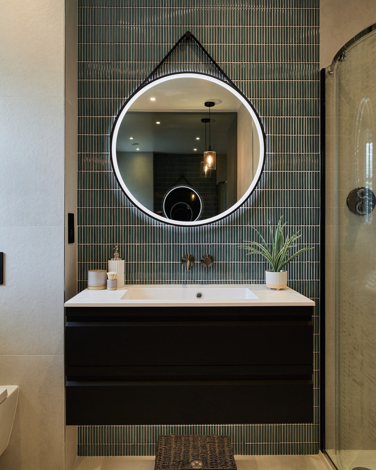 Ca’ Pietra Bamboo Porcelain Mosaic Verdigris — official gallery image 5
