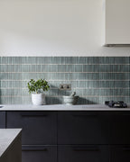 Ca’ Pietra Bamboo Porcelain Mosaic Verdigris — official gallery image 9