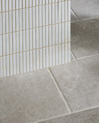 Ca’ Pietra Bamboo Porcelain Mosaic Vintage White — official gallery image 3
