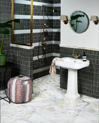 Ca’ Pietra Bamboo Porcelain Mosaic White — official gallery image 3