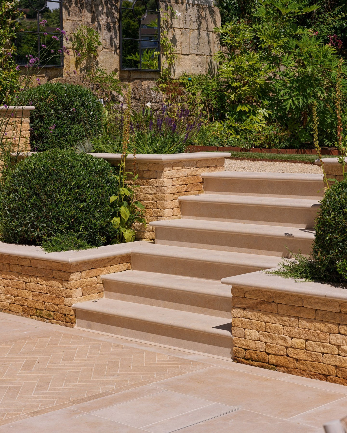 Ca’ Pietra Buscot Limestone Parquet Tumbled & Etched Finish — official gallery image 8