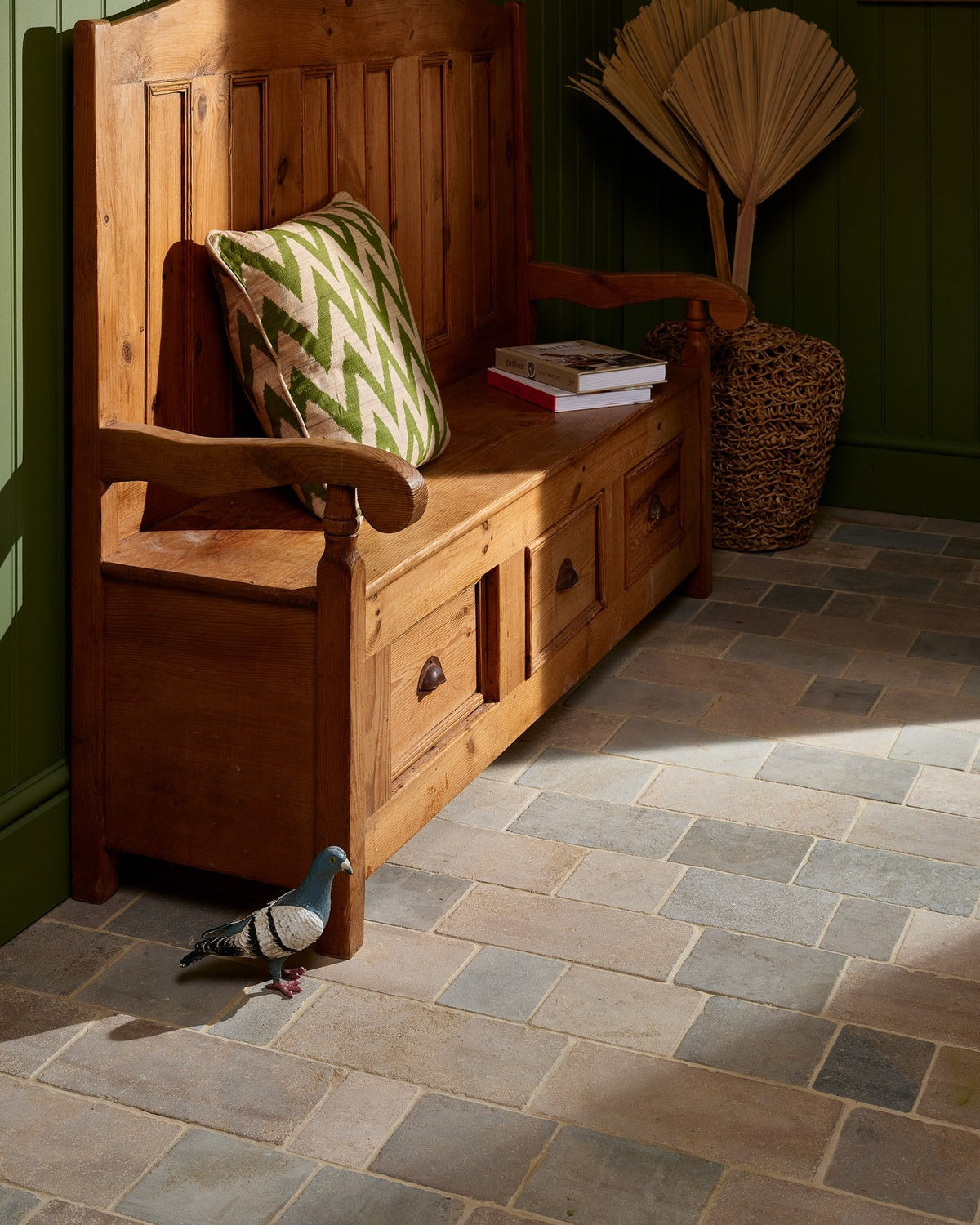 Ca’ Pietra Castilan Limestone Cobbles Tumbled — official gallery image 4