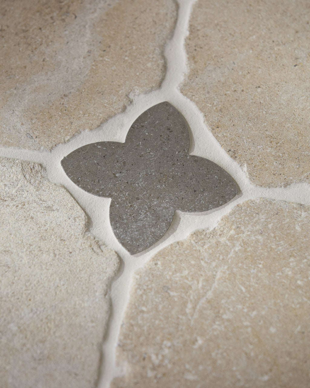 Ca’ Pietra Clover Cabochon Hazlebury Limestone Honed — official gallery image 1