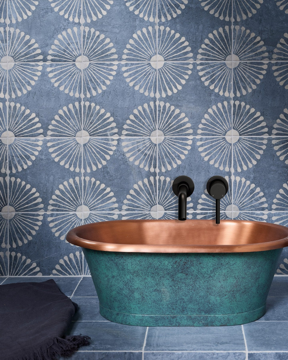 Ca’ Pietra Cuba Porcelain Vedado Indigo — official gallery image 2