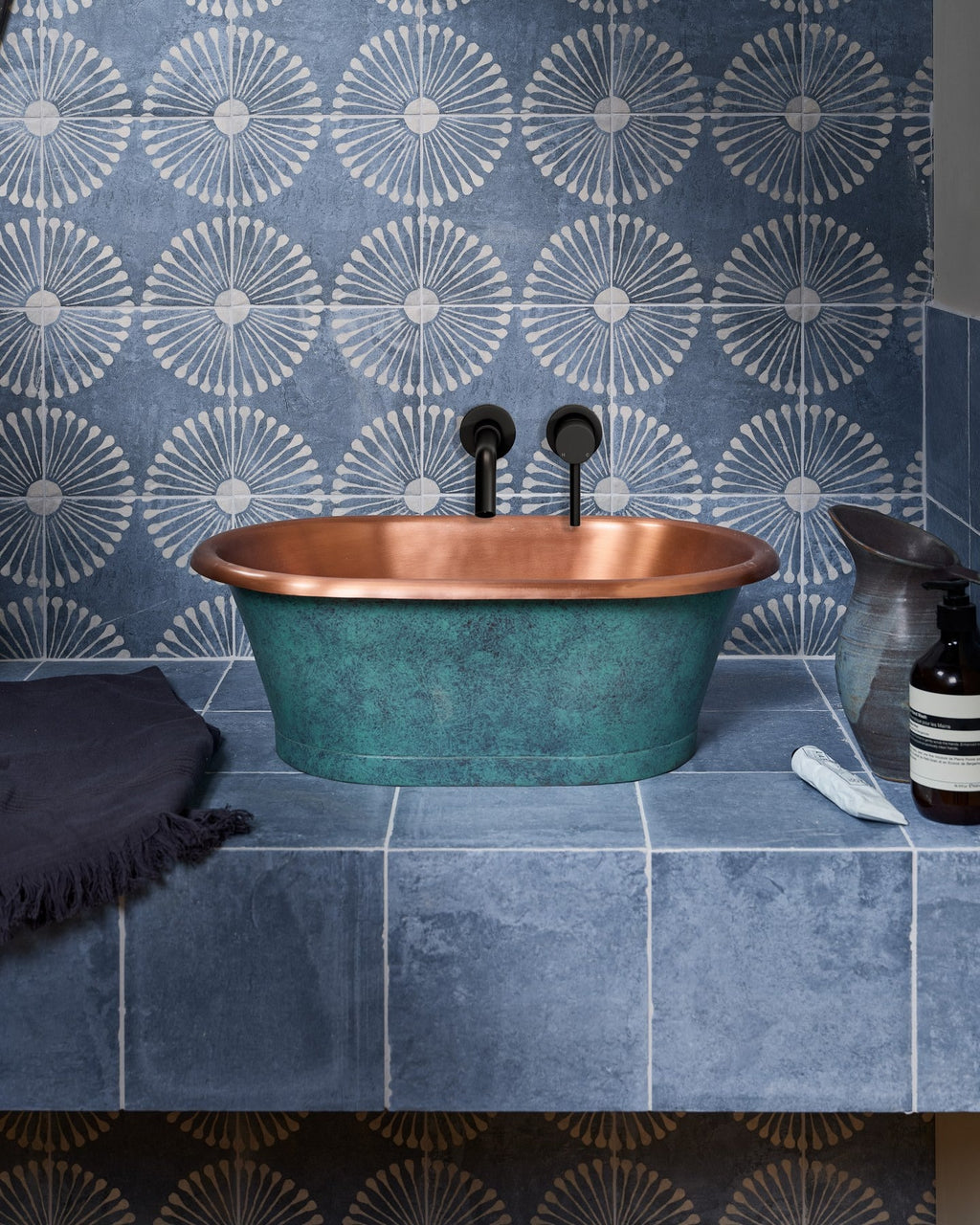 Ca’ Pietra Cuba Porcelain Vedado Indigo — official gallery image 3