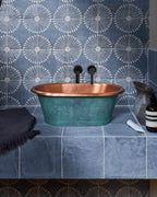 Ca’ Pietra Cuba Porcelain Vedado Indigo — official gallery image 3