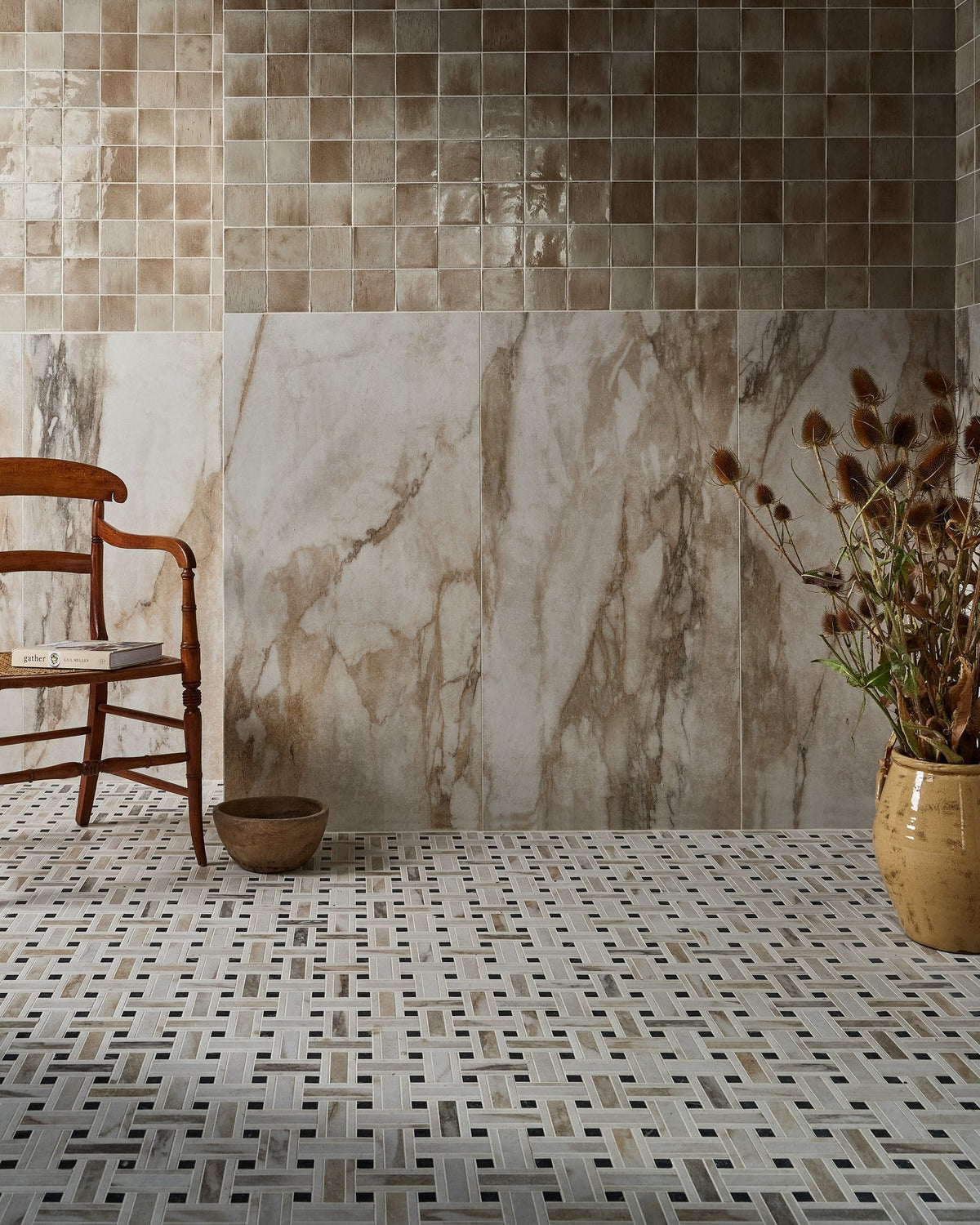 Ca’ Pietra East Village Porcelain Oro — official gallery image 6