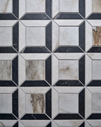 Ca’ Pietra East Village Porcelain Quadrant Mosaic Oro — official gallery image 1
