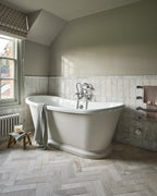 Ca’ Pietra Enki Limestone Parquet Velvet Finish — official gallery image 1