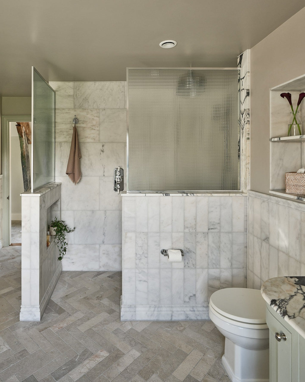 Ca’ Pietra Enki Limestone Parquet Velvet Finish — official gallery image 5