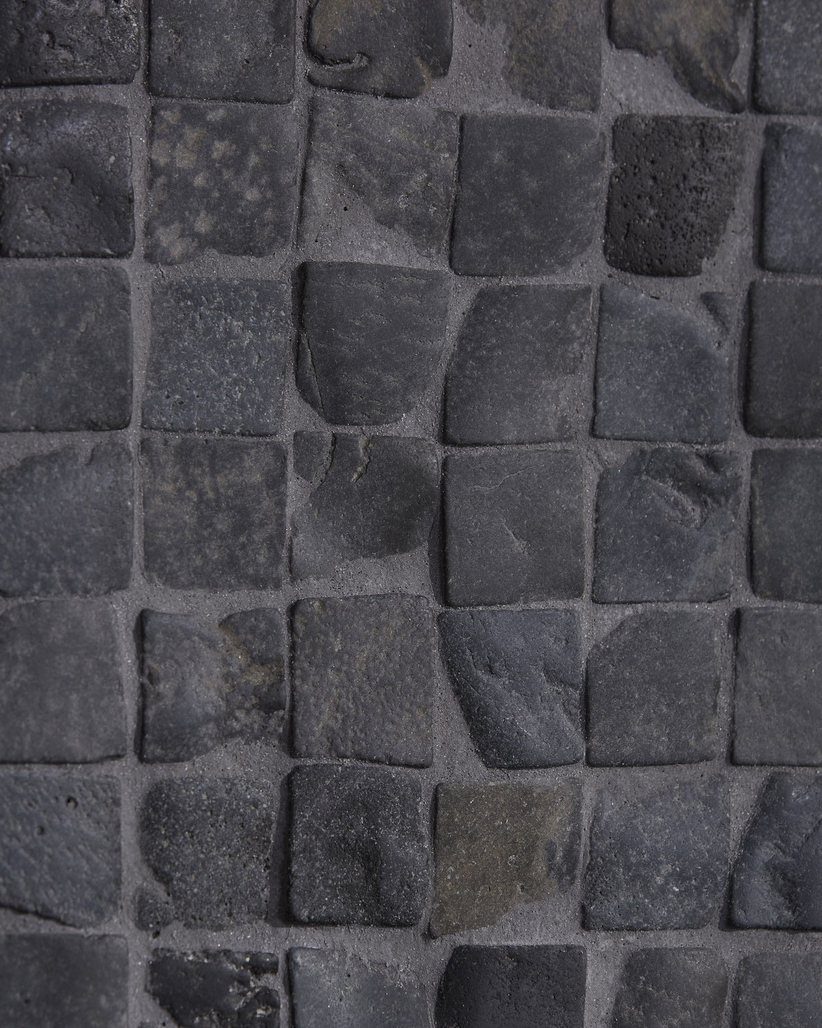 Ca’ Pietra Enso Cobble Mosaic Cube Charcoal — official gallery image 5