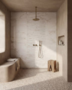Ca’ Pietra Enso Cobble Mosaic Cube Sand — official gallery image 4