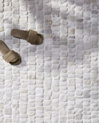 Ca’ Pietra Enso Cobble Mosaic Strip Chalk — official gallery image 5