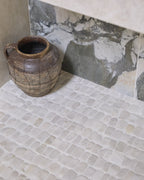 Ca’ Pietra Enso Cobble Mosaic Strip Chalk — official gallery image 6