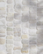 Ca’ Pietra Enso Cobble Mosaic Strip Chalk — official gallery image 7