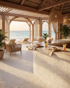 Ca’ Pietra Enso Cobble Mosaic Strip Chalk — official gallery image 9