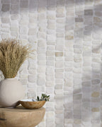 Ca’ Pietra Enso Cobble Mosaic Strip Chalk — official gallery image 10
