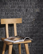 Ca’ Pietra Enso Cobble Mosaic Strip Charcoal — official gallery image 4