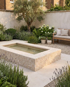 Ca’ Pietra Enso Cobble Mosaic Strip Sand — official gallery image 1
