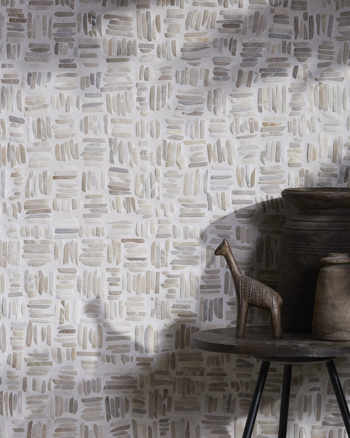 Ca’ Pietra Enso Mosaic Organic Basketweave — official gallery image 3