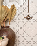 Ca’ Pietra Fez Porcelain Cross White — official gallery image 1