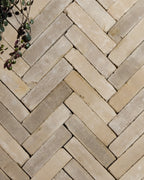 Ca’ Pietra Flanders Buff Tumbled Clay Pavers — official gallery image 5