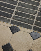 Ca’ Pietra Flanders Charcoal Tumbled Clay Pavers — official gallery image 3