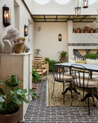 Ca’ Pietra Flanders Charcoal Tumbled Clay Pavers — official gallery image 4