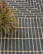 Ca’ Pietra Flanders Charcoal Tumbled Clay Pavers — official gallery image 6