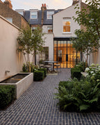 Ca’ Pietra Flanders Charcoal Tumbled Clay Pavers — official gallery image 9