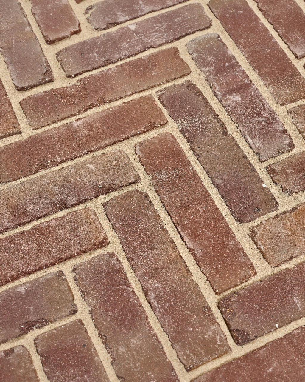 Ca’ Pietra Flanders Warm Russet Tumbled Clay Pavers — official gallery image 2