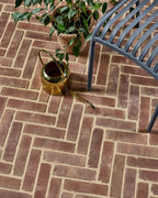 Ca’ Pietra Flanders Warm Russet Tumbled Clay Pavers — official gallery image 3