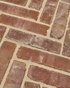 Ca’ Pietra Flanders Warm Russet Tumbled Clay Pavers — official gallery image 5
