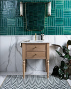 Ca’ Pietra Foundry Novo Porcelain Turquoise — official gallery image 1