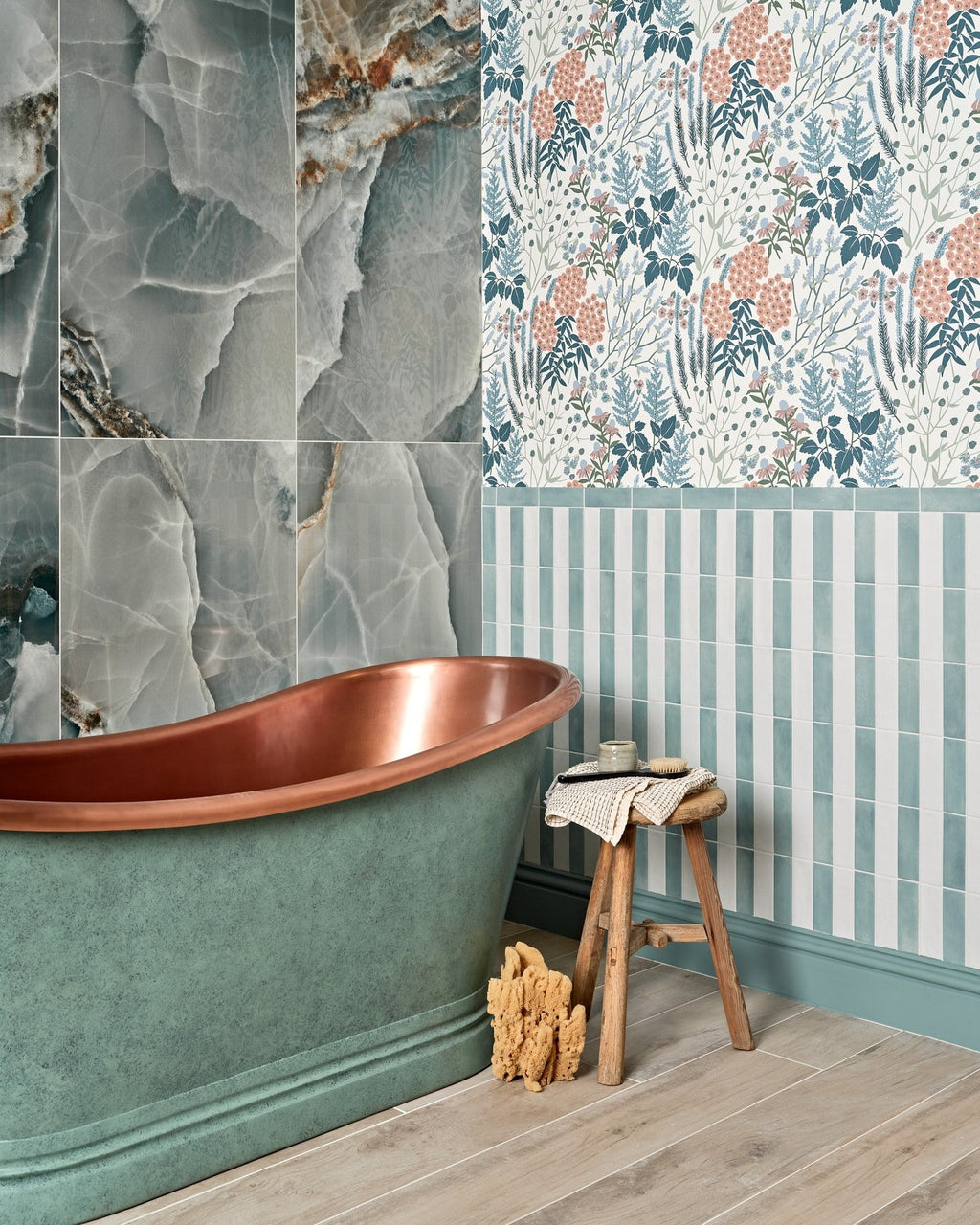Ca’ Pietra Hollywood Porcelain Turquoise — official gallery image 1