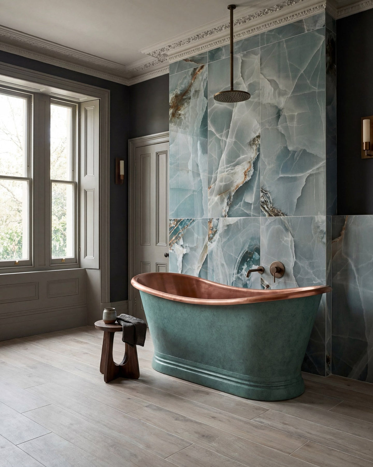 Ca’ Pietra Hollywood Porcelain Turquoise — official gallery image 2