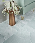 Ca’ Pietra Illusion Whisper Onyx Porcelain Polished Lagoon — official gallery image 1