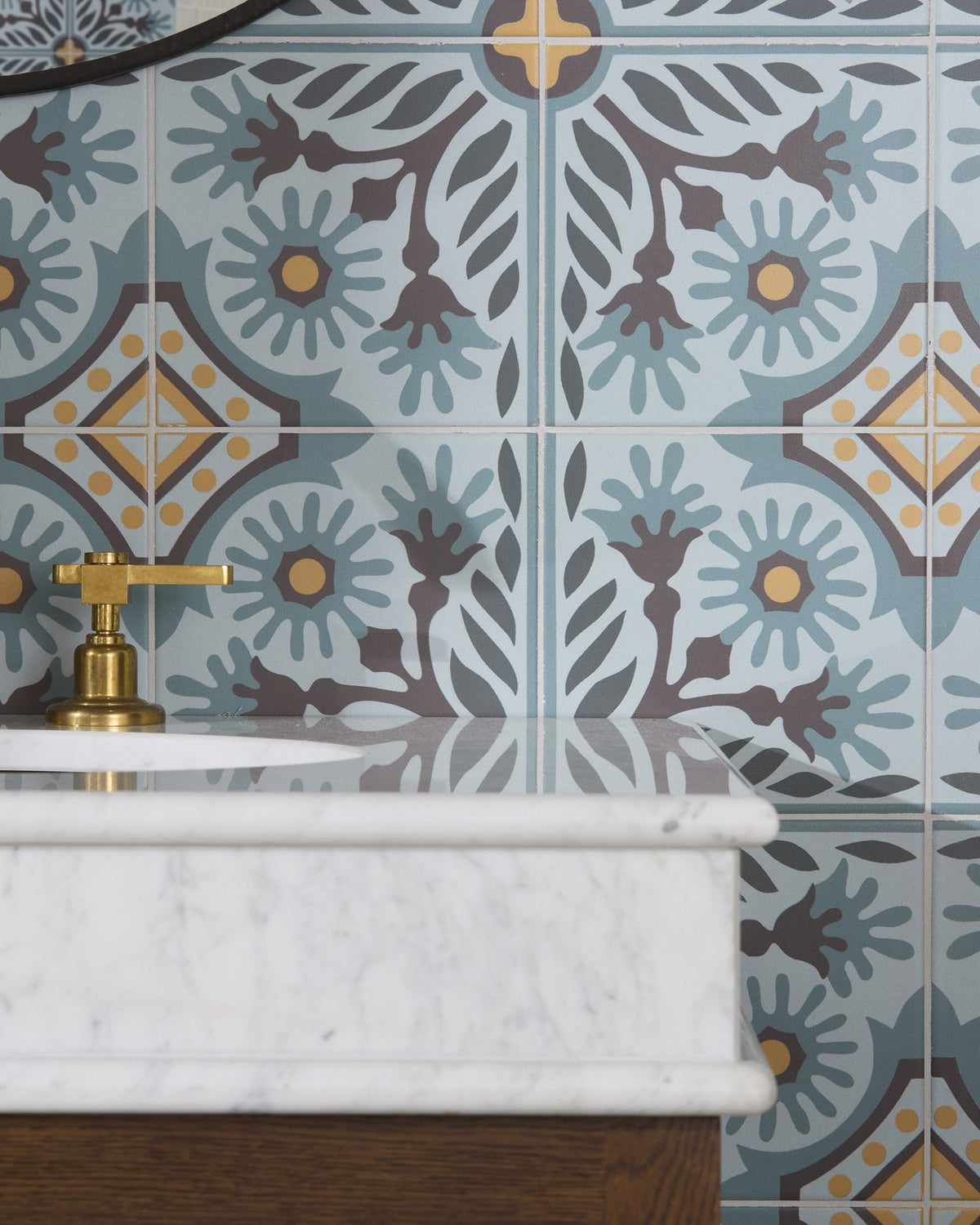 Ca’ Pietra Indirah Porcelain Azure — official gallery image 3