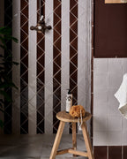 Ca’ Pietra STUDIO Jamboree Handpainted Ceramic Chocolate Tri — official gallery image 3