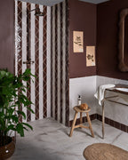 Ca’ Pietra STUDIO Jamboree Handpainted Ceramic Chocolate Tri — official gallery image 4